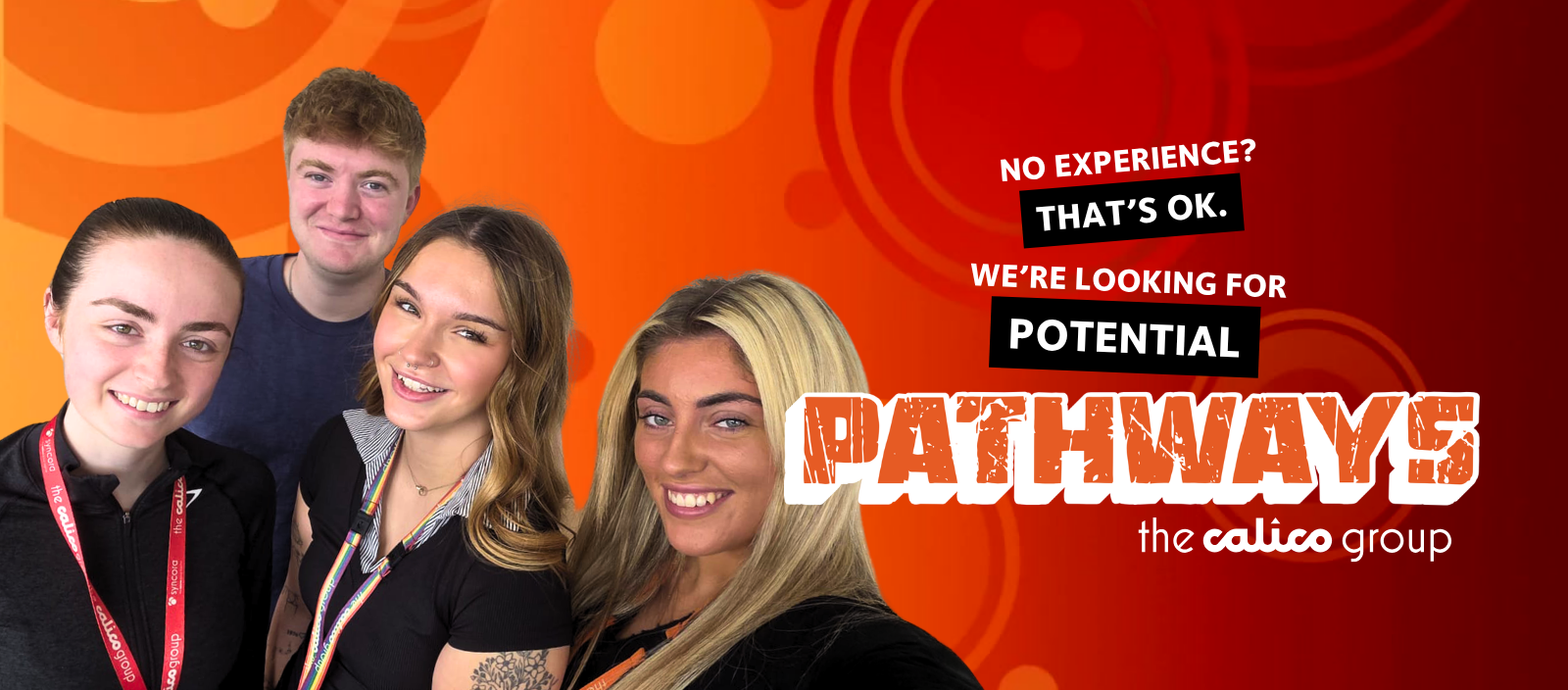 A banner announcing the Pathways campaign